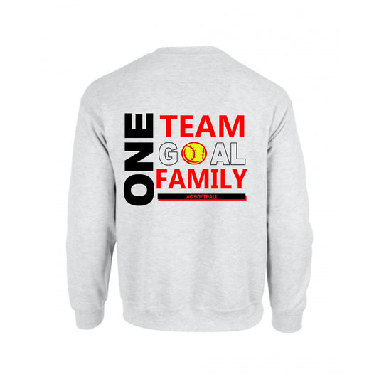 Adult/Youth Gildan - 50/50 Crew - Ash