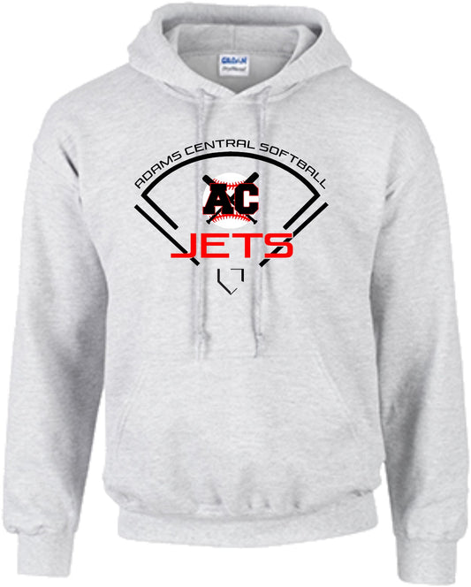 Adult/Youth Gildan - 50/50 Hoodie - Ash