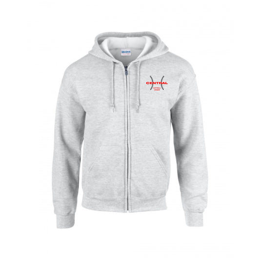 Adult/Youth Gildan - 50/50 Full Zip Hoodie - Ash