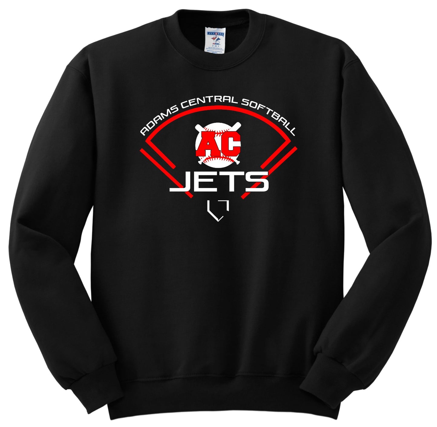 Adult/Youth Gildan - 50/50 Crew - Black