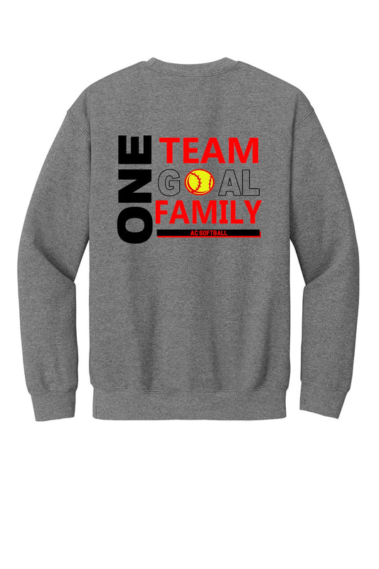 Adult/Youth Gildan - 50/50 Crew - Graphite Heather